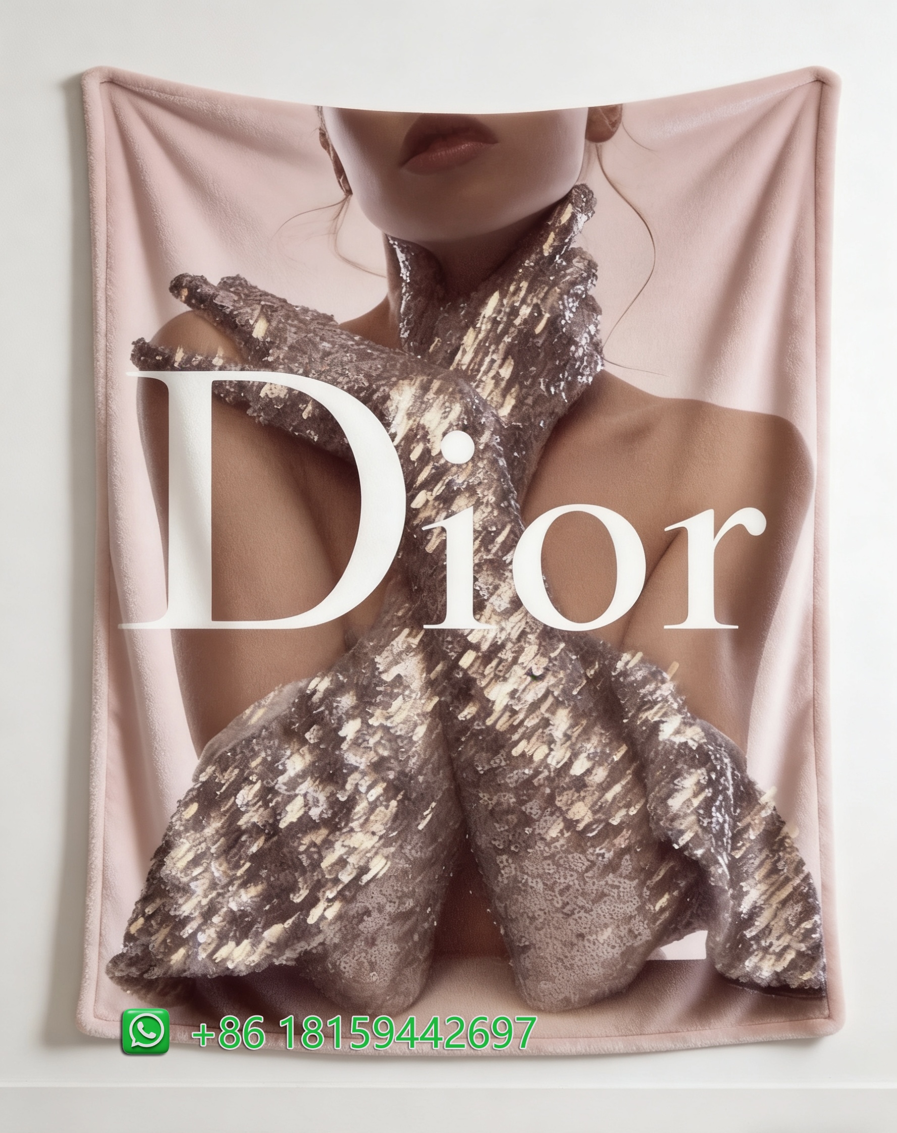Dior Throw Blankets